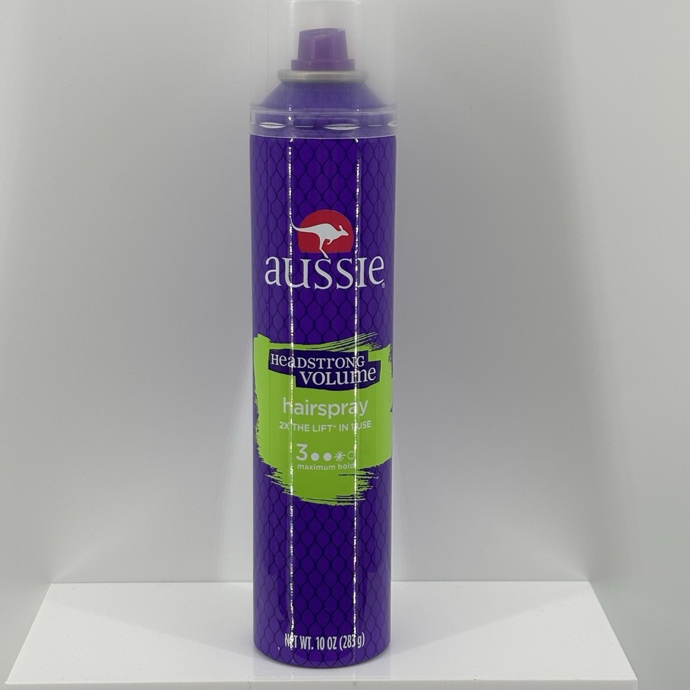 Aussie Headstrong Volume Hairspray Level 3 Maximum Hold 10 oz Aerosol Can New